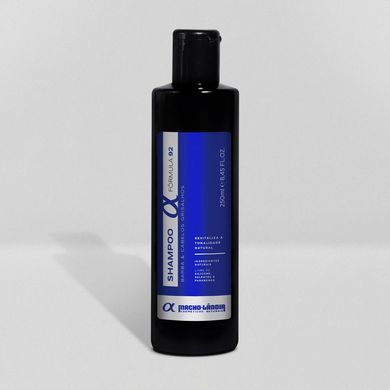 SHAMPOO PARA CABELO E BARBA BRANCA MACHOLANDIA